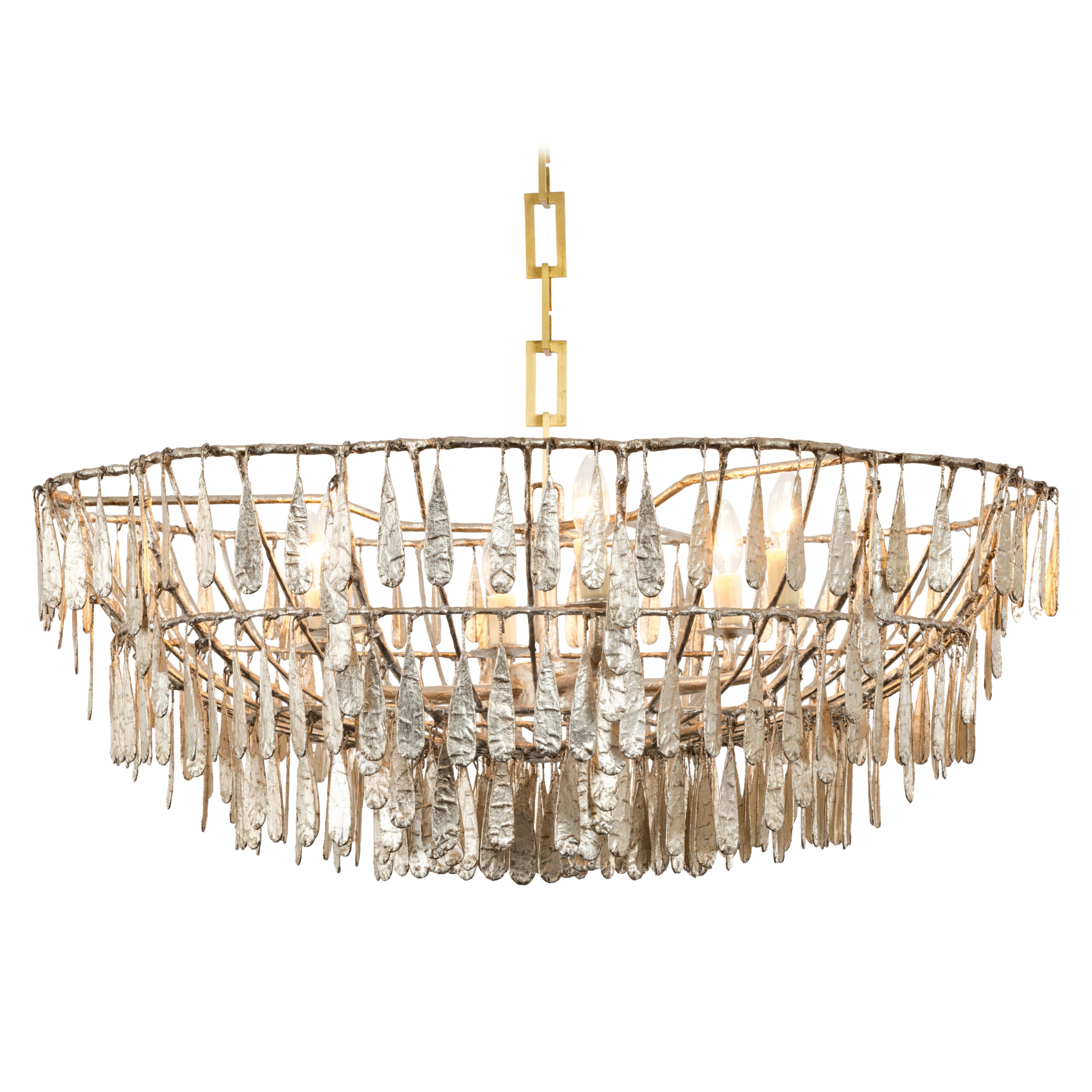 Gilded Cage Short Drop Chandelier_Argento_JCS00052-86_clip