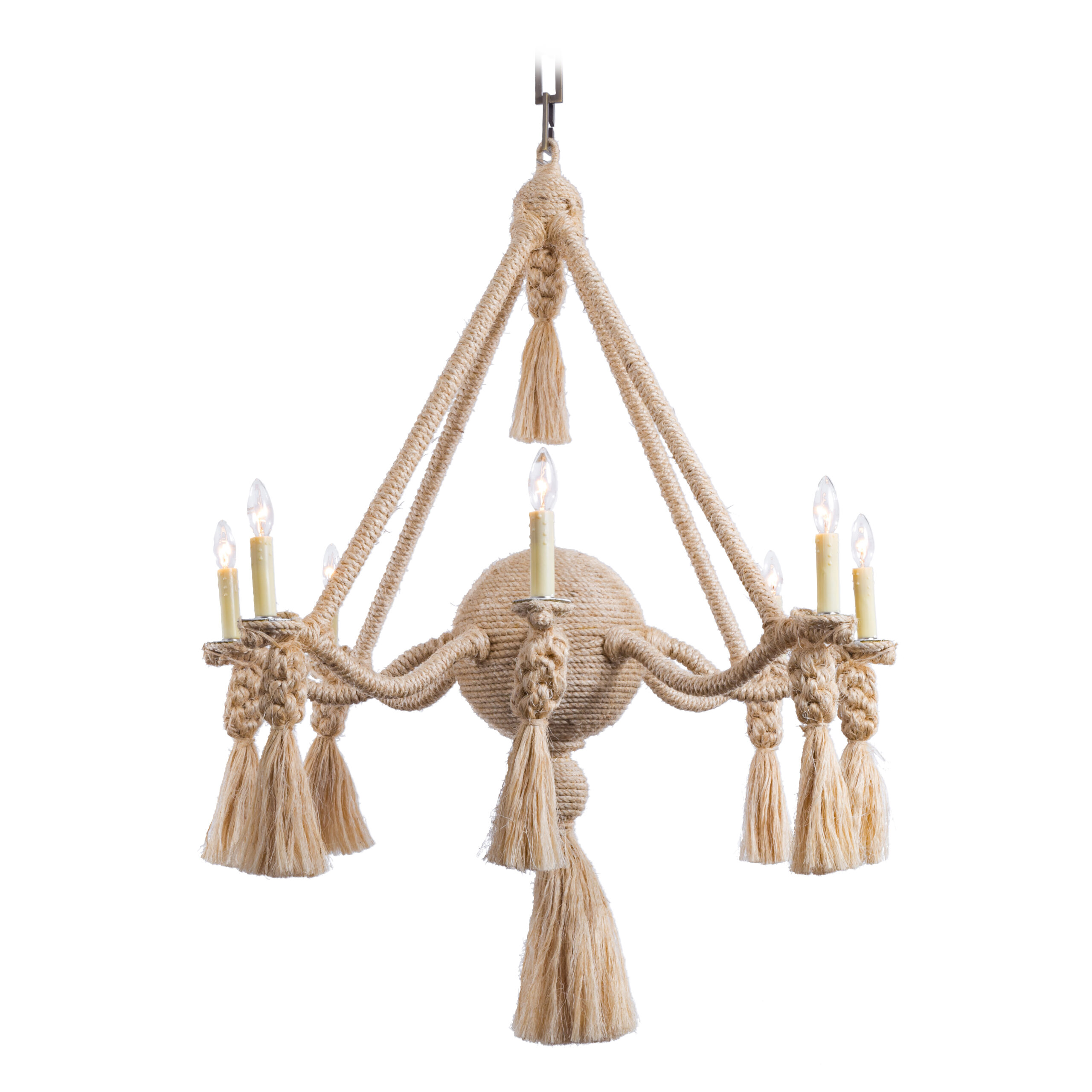Rope Oval Chandelier_Natural_JCS00045-34_