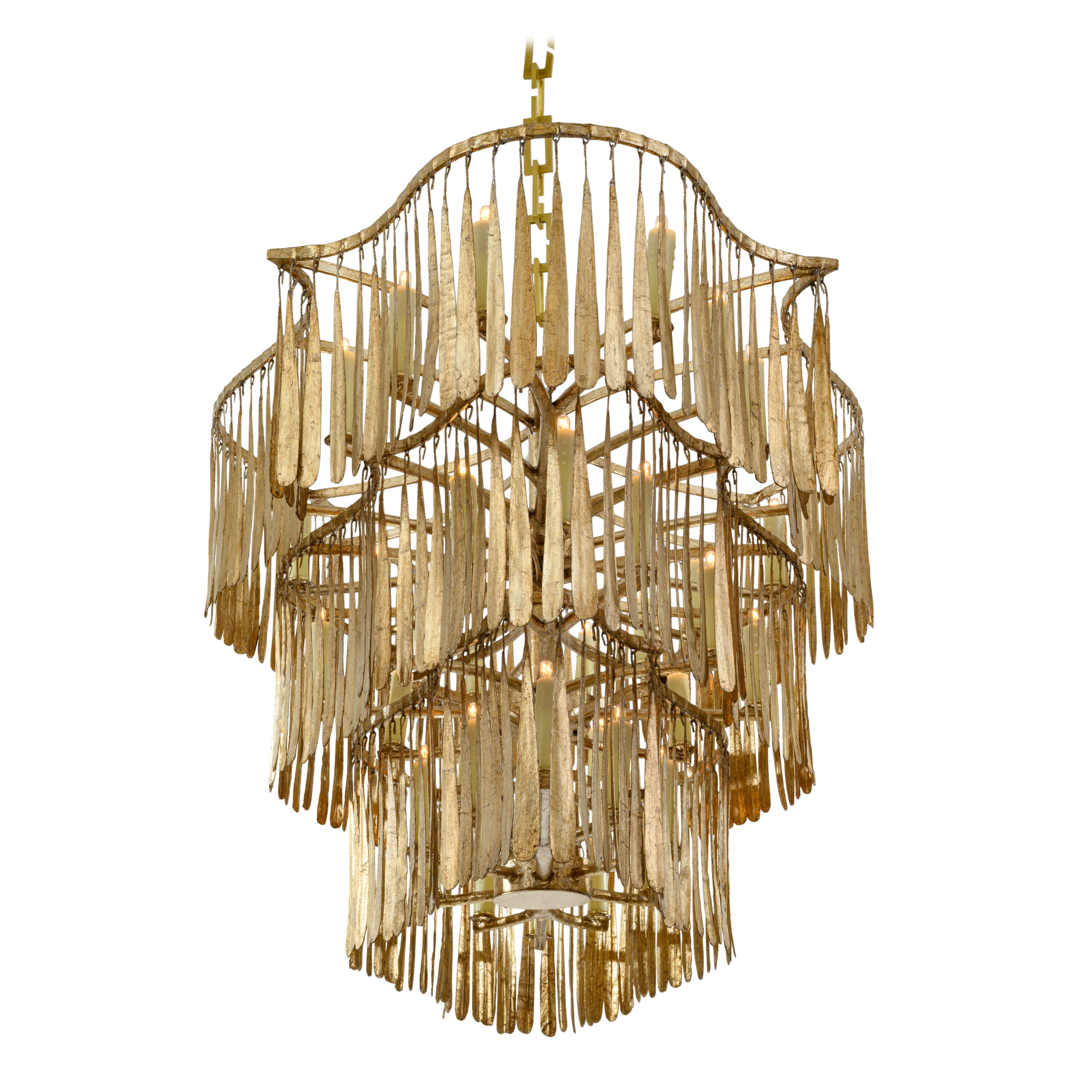 Condesa Oval Chandelier_Aged Argento_JCS00161-66_clip