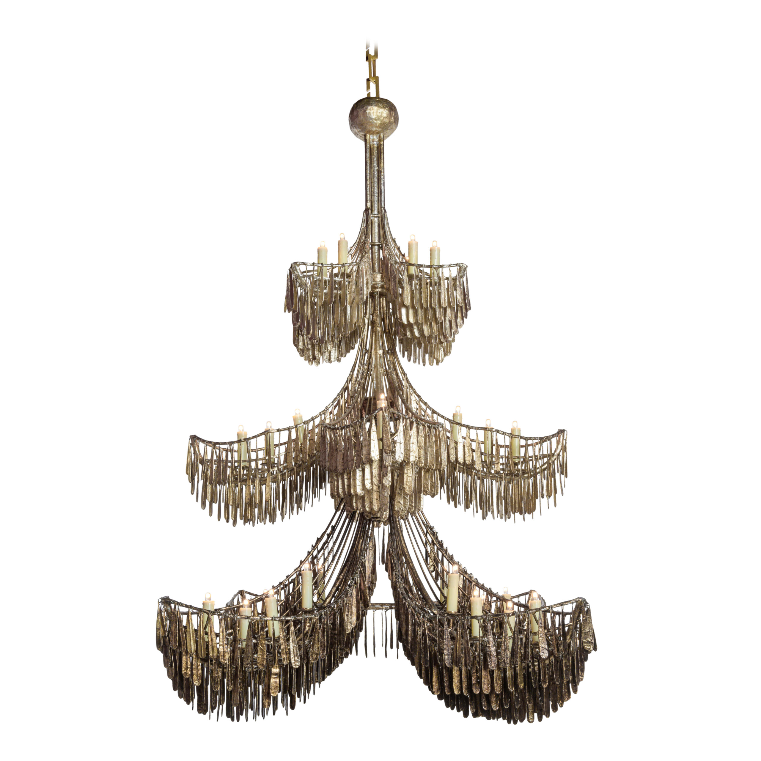 Fleur Three Tier Chandelier_Argento Ombre_JCS00178-11_clip
