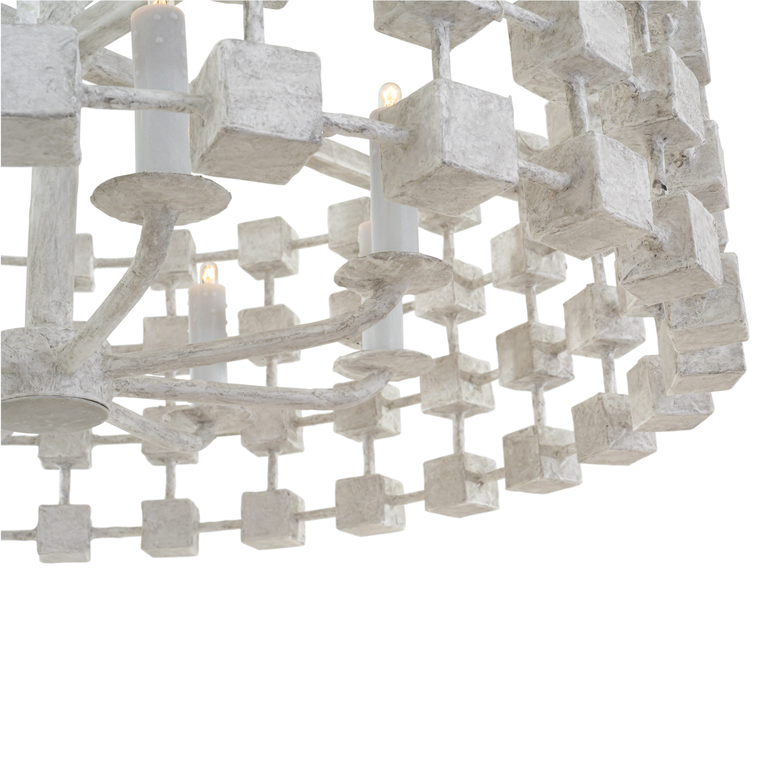 Constellation Short Drop Chandelier_Antique Gesso_JCS00182-53_clip